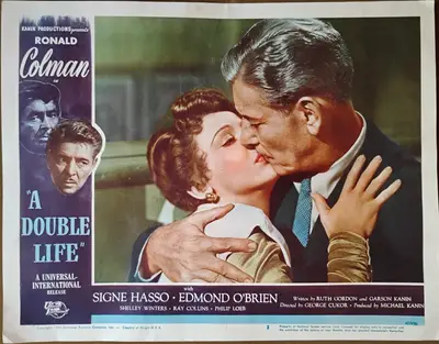 A Double Life Lobby Card Set Of 8 image 3