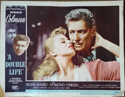 A Double Life Lobby Card Set Of 8 image 5