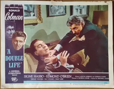 A Double Life Lobby Card Set Of 8 image 6