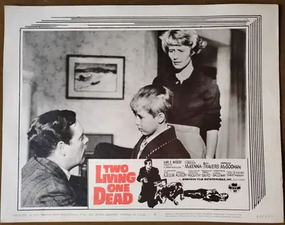 Two Living, One Dead Lobby Card Set Of 8 image 4