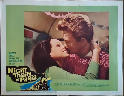 Night Train to Paris Lobby Card Set Of 8 image 5