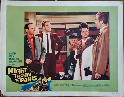 Night Train to Paris Lobby Card Set Of 8 image 7