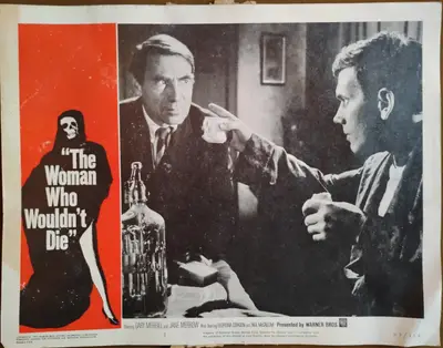 Catacombs AKA THe Woman Who Wouldn't Die Lobby Card Set Of 8 image 2