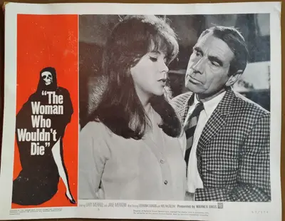 Catacombs AKA THe Woman Who Wouldn't Die Lobby Card Set Of 8 image 5