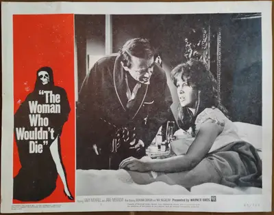 Catacombs AKA THe Woman Who Wouldn't Die Lobby Card Set Of 8 image 7