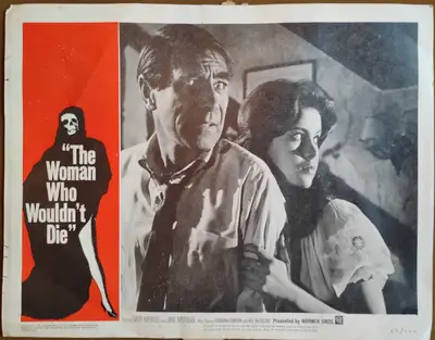 Catacombs AKA THe Woman Who Wouldn't Die Lobby Card Set Of 8 image 8