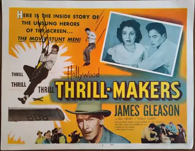 Hollywood Thrill-Makers Lobby Card Set Of 8 image 1