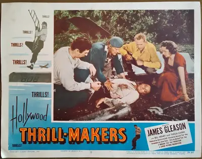 Hollywood Thrill-Makers Lobby Card Set Of 8 image 5