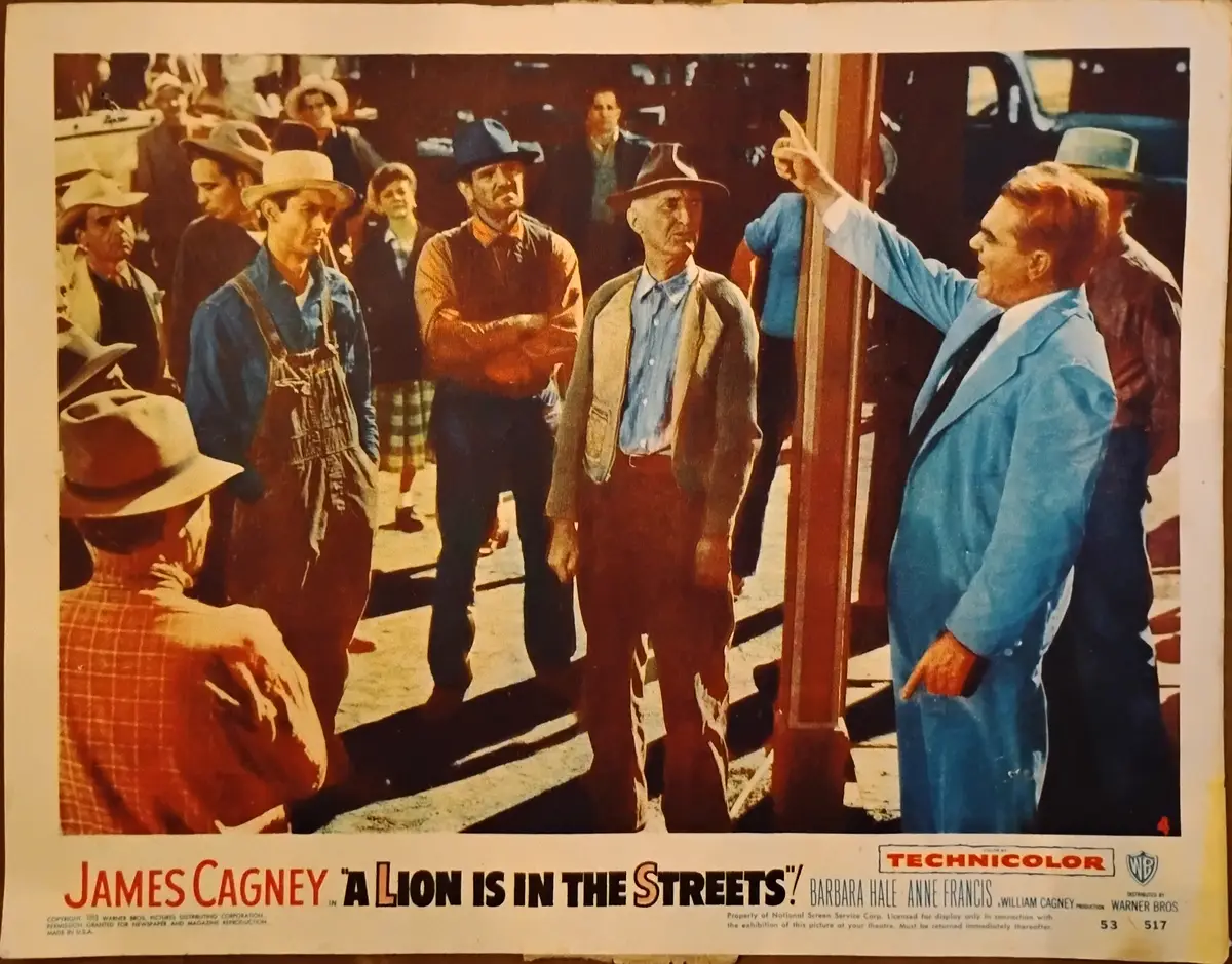 A Lion Is in the Streets Lobby Cards (4)