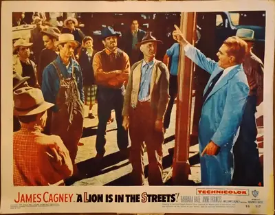 A Lion Is in the Streets Lobby Cards (4) image 1