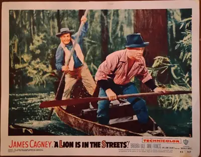 A Lion Is in the Streets Lobby Cards (4) image 2