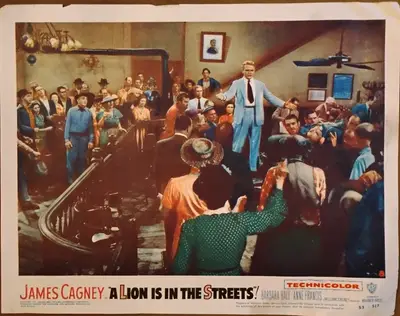 A Lion Is in the Streets Lobby Cards (4) image 4