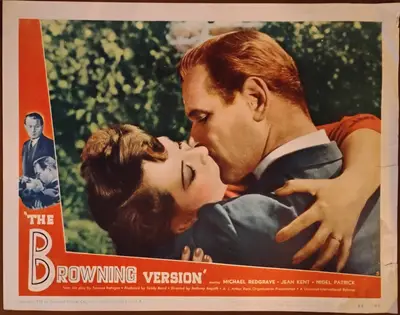 Browning Version Lobby Card Set Of 8 image 7