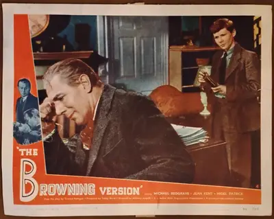 Browning Version Lobby Card Set Of 8 image 8