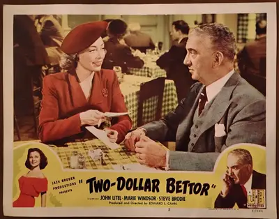 Two Dollar Bettor Lobby Card Set Of 8 image 2