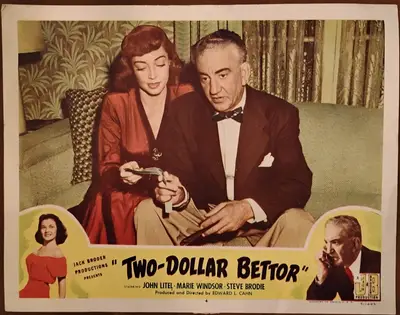 Two Dollar Bettor Lobby Card Set Of 8 image 4