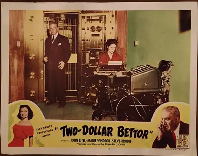 Two Dollar Bettor Lobby Card Set Of 8 image 5