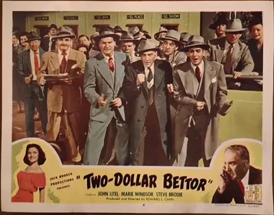 Two Dollar Bettor Lobby Card Set Of 8 image 6