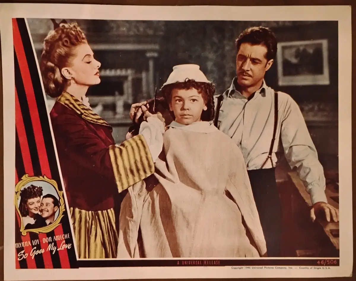 So Goes My Love Lobby Cards (5)
