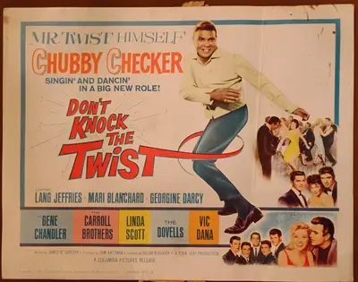 Twist Around The Clock Lobby Cards (4) and Don't Knock The Twist Title Card (5 cards total) image 1