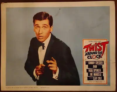 Twist Around The Clock Lobby Cards (4) and Don't Knock The Twist Title Card (5 cards total) image 3