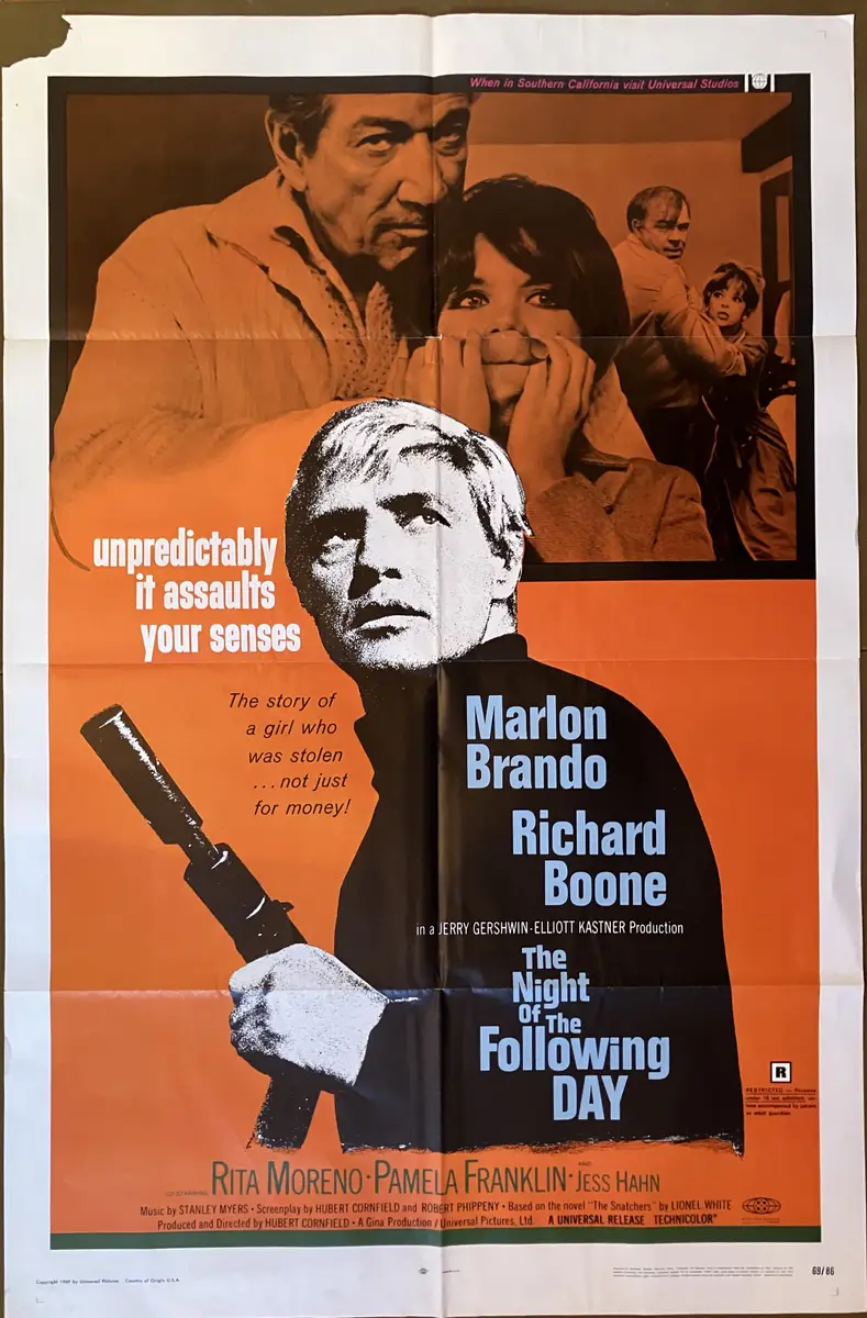 The Night of the Following Day One Sheet