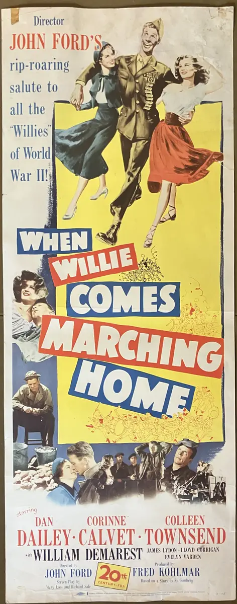 When Willie Comes Marching Home Insert