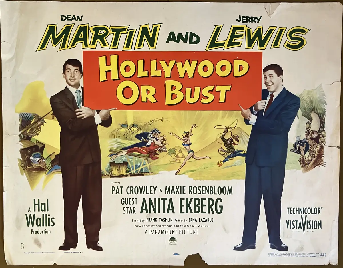 Hollywood or Bust Half Sheet