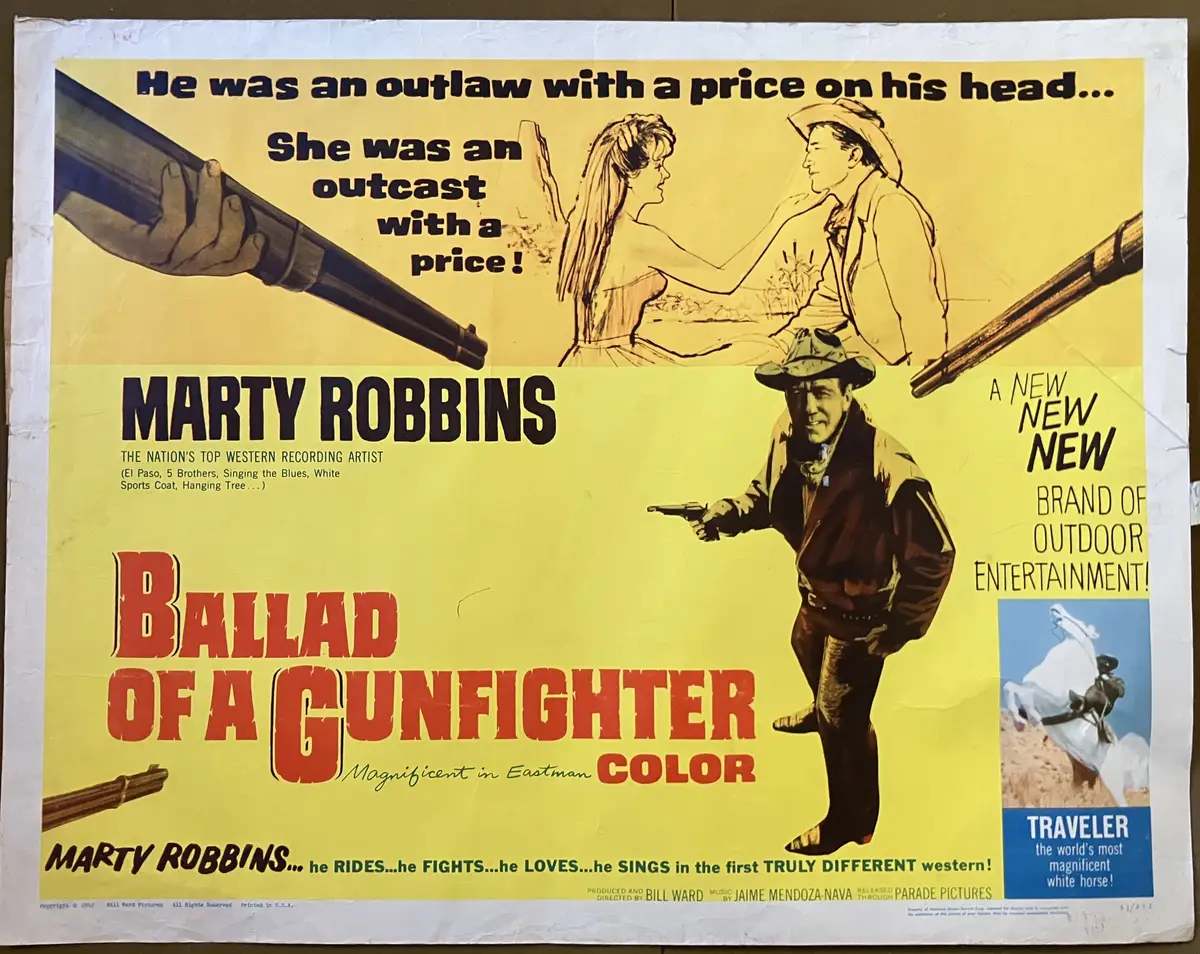 Ballad of a Gunfighter Half Sheet