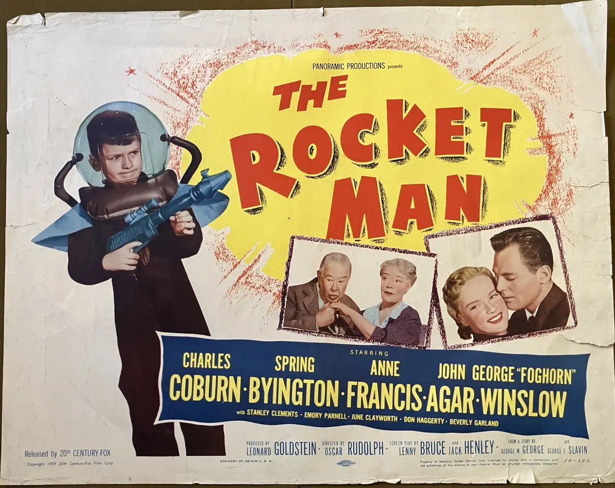 Rocket Man Half Sheet