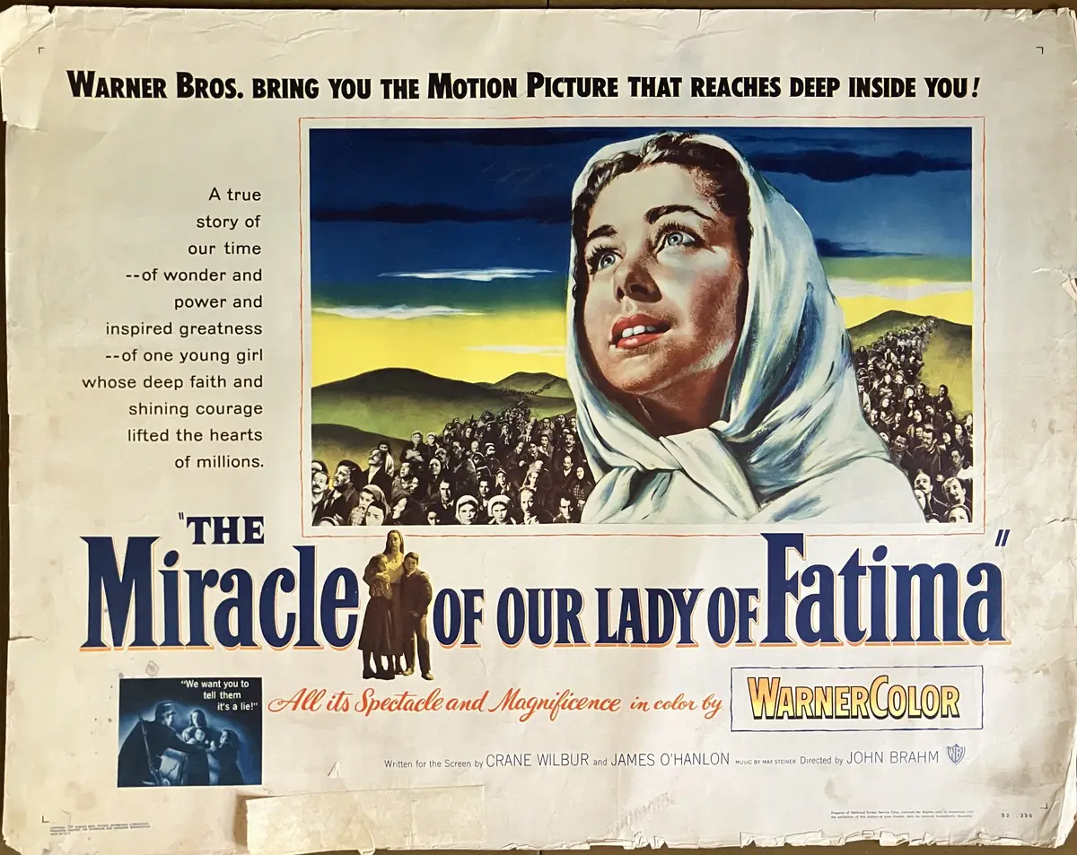 Miracle of Our Lady of Fatima Half Sheet