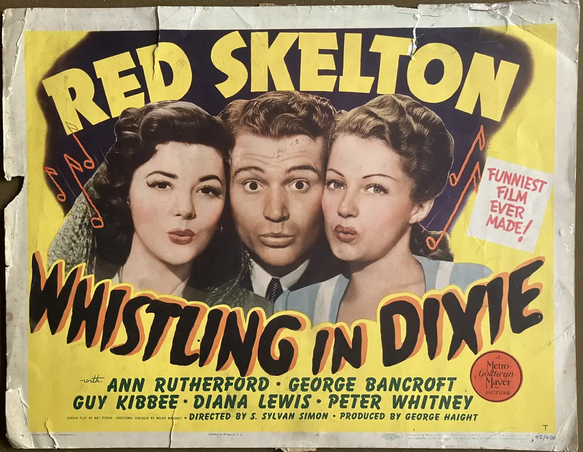Whistling in Dixie Title Card