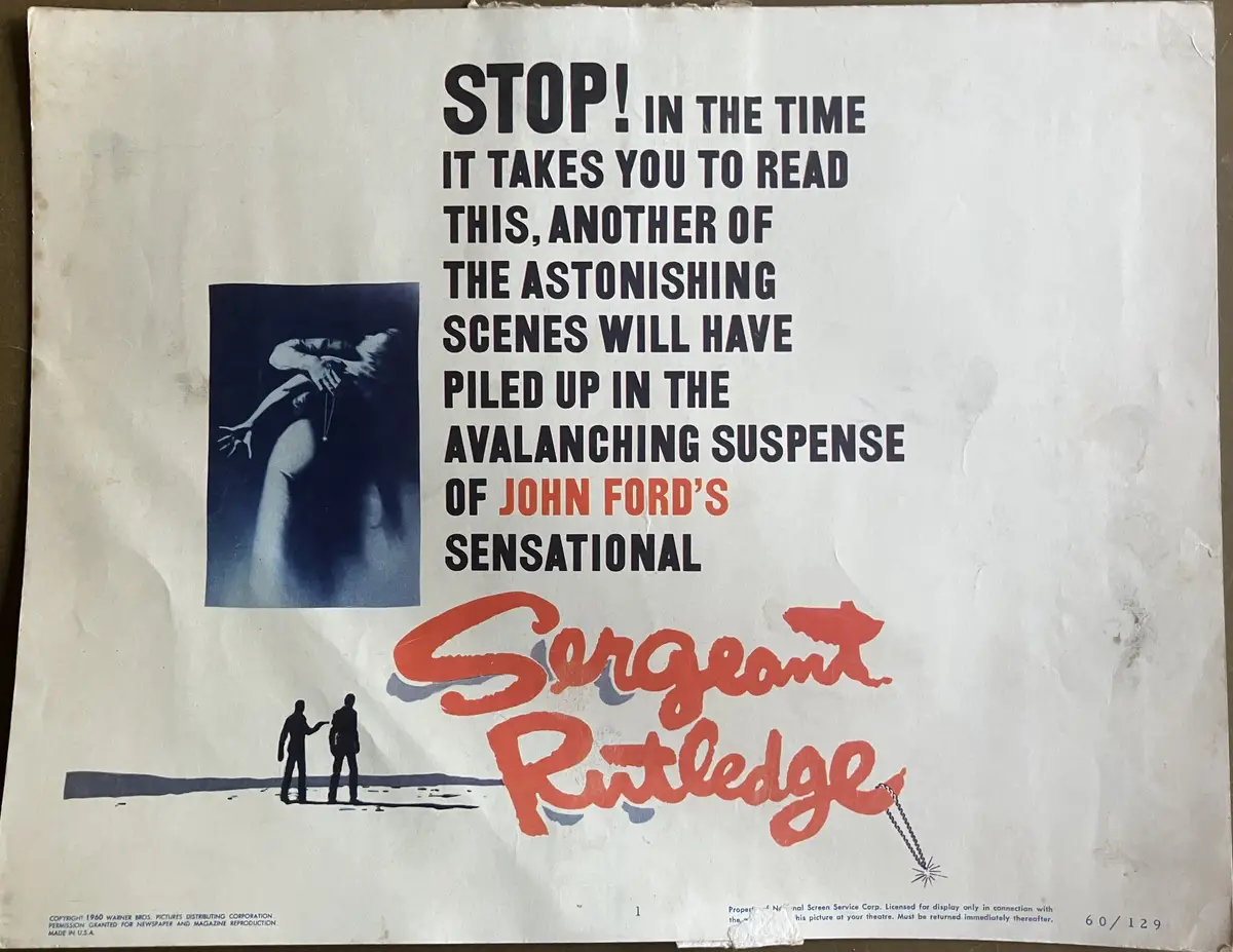 Sergeant Rutledge Title Card