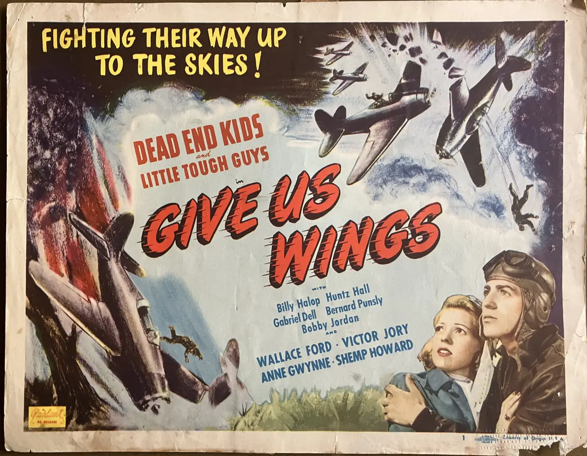 Give Us Wings 1951 Real-Art Re-Release Title Card